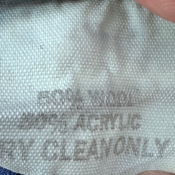 Vintage Lido of California Sweater‎ Mens Medium Blue Striped Wool Acrylic Blend - Picture 4 of 7